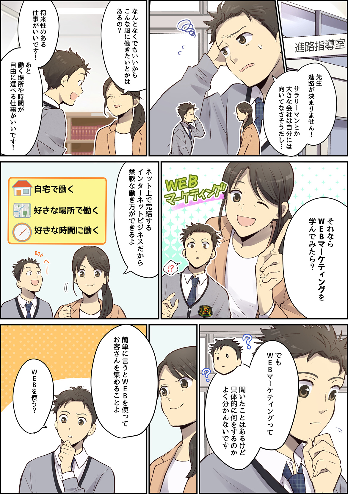 マンガでわかるWEBマーケティング